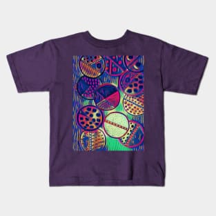 Colorful particles art Kids T-Shirt